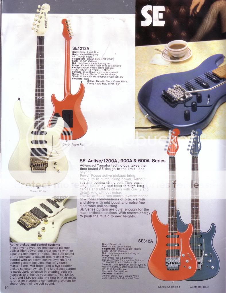Yamaha Electric Guitar Range Yamaha Electric Guitar Range