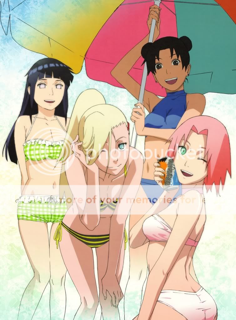 Sakura, Hinata, Ino, y Tenten